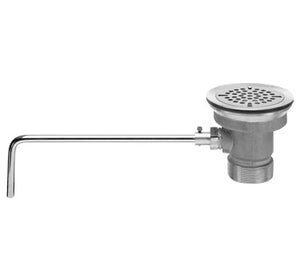 DrainKing Flat Strainer Brass