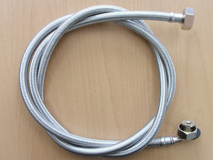 Hose SS Braided Flat Elbow 2M 3/4 Female