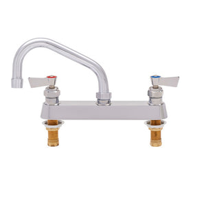 Faucet, 8" Deck Control Valve, 6" Swing Spout